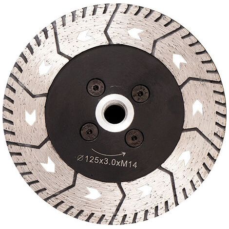 BUNTHAUS Disque Diamant 125MM Lame de Scie Double Lame pour Couper et Moudre Béton Marbre Granit (1/5)