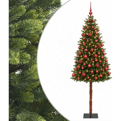 Albero di Natale Artificiale con Palline 180 cm 300 LED vidaXL (1/5)