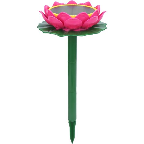 Buddha Player Pink LotusStyle Solar GroundZombie Scripture Rainproof Sing Machine (1/5)