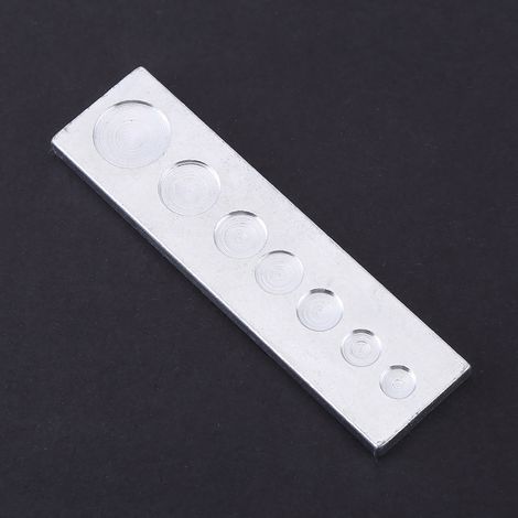 Outil de pose de boutons-pression pour la maroquinerie (11 pièces), matrice de montage de rivets avec poinçon (1/5)