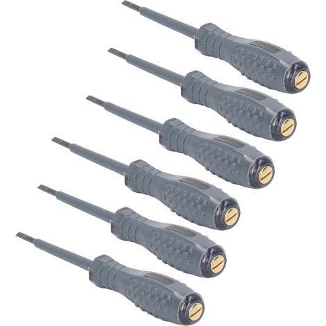 Testeur de tension LED, 6 pièces, lumière de couleur, haute luminosité, stylo électrique sans Contact pour fente de Maintenance (1/5)