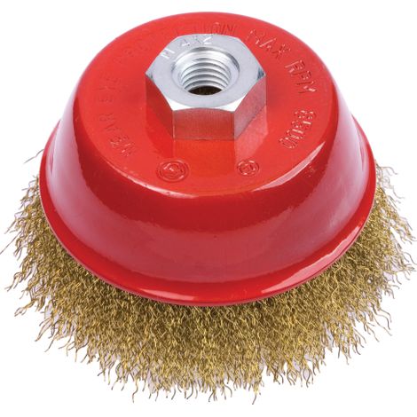 Brosse Poggi 485,40 tasses 85 mm avec fils d&39acier M14