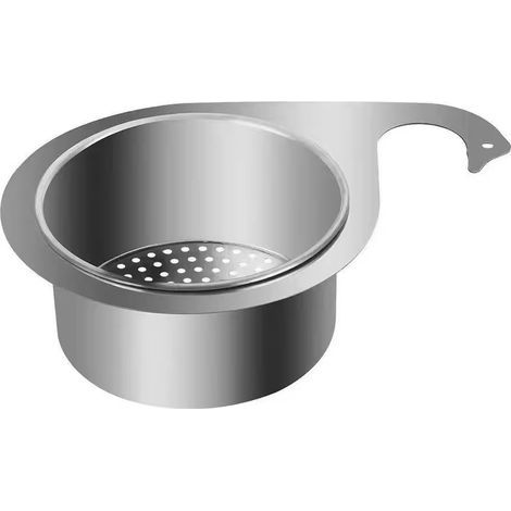 Stainless steel kitchen waste filter, hanging sink basket, removable multifunctional swan-shaped filter (1/5)