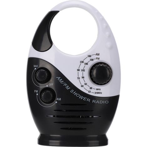 Radio AM FM Portable Étanche avec Haut-Parleur Intégré et Fonctions Multiples (1/5)