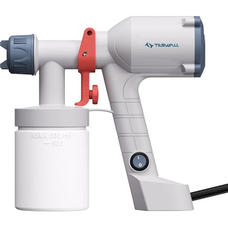 Pistolet a Peinture Électrique, Pulvérisateur de Peinture Puissant pour Travaux Continus, 2 Buses (1/5)