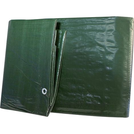 Bâche de Protection légère - 80 g/m² - 2x3 m - Vert (1/5)