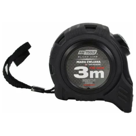 Metro a nastro magnetico Awtools 3 m x 19 mm ABS con 1 arresto automatico (1/2)