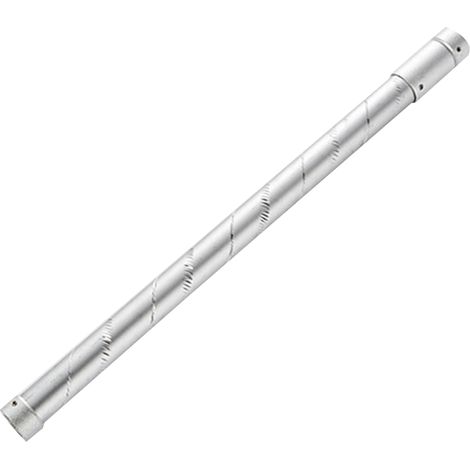 Tringle à rideaux télescopique réglable en alliage d'aluminium pour salle de bain, placard, armoire, porte