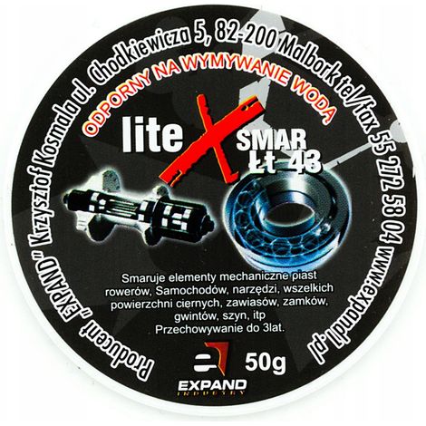 Grasso per cuscinetti UNIVERSAL EXPAND ŁT-43, confezioni da 50 g
