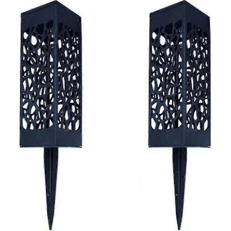 Lampe solaire de jardin étanche pour une utilisation extérieure, élégante lampe de jardin LED avec contrôle de la luminosité et capteur (1/3)