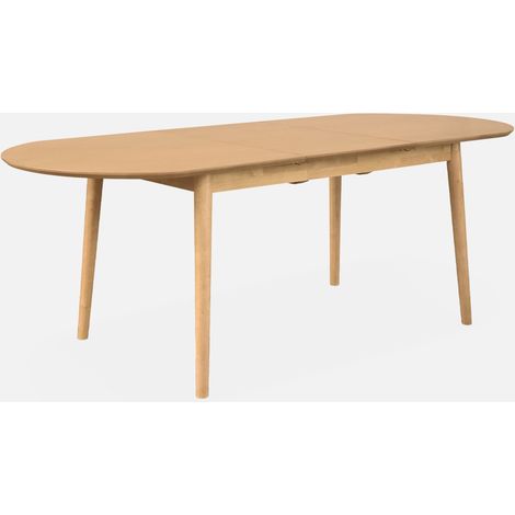 Mesa de comedor ovalada y extensible de 6 a 8 plazas (1/5)