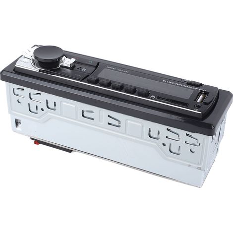 Autoradio 12V MP3 Bluetooth Mains Libres FM Stéréo Voiture avec Télécommande (1/5)
