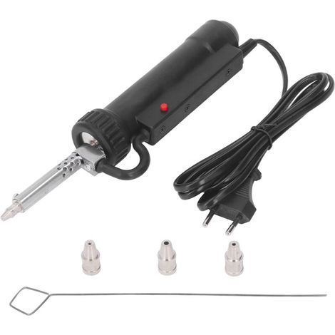 Rosvola Elektrischer Entlötstift, Tragbares elektrisches Saugnapf-Lötwerkzeug, Lötkolbenentferner, Vakuum-Lötwerkzeug, Blau (1/5)