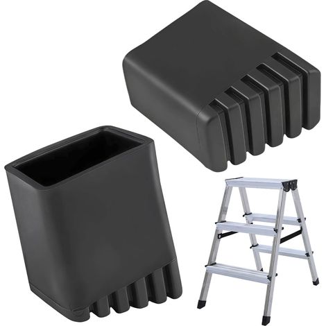 piezas de patas para escaleras de tijera con puntas de goma, almohadillas para escaleras, patas para escaleras (1/5)