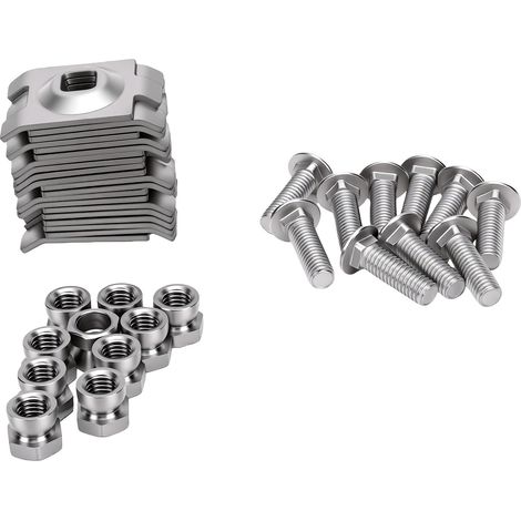 Lot de 10 clips de jonction pour panneaux grillagés, compatibles avec les clôtures à mailles fines pour chenils, poulaillers et autres structures similaires. (1/5)