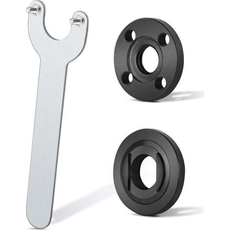 Bardusch-Clé d'angle de serrage pour meuleuse Clé de verrouillage en métal tible Milwaukee Ma-kita 193465-4 Bo-sch Black & Decker Ryobi 4.5"5" 5/8-11 (1/4)