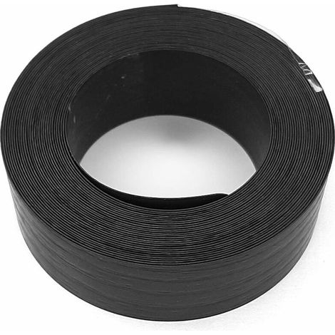 – Bande de chant ABS 5m – Largeur 22mm, épaisseur 0,4mm – Noir relief bois pour finition de meubles et panneaux – Application sans colle (1/3)