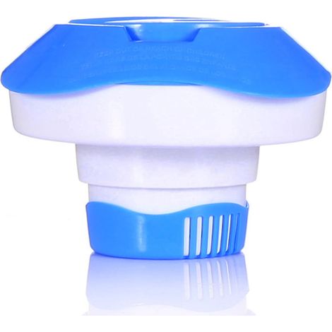 3 Pièces Diffuseur Chlore Piscine, Pliable Flotteur Chlore Piscine Flottant, Flotteur Piscines avec Ouverture de Dosage Réglable avec 6 Niveaux, pour Piscines, Bains à Remous et Parcs Aquatiques (1/5)