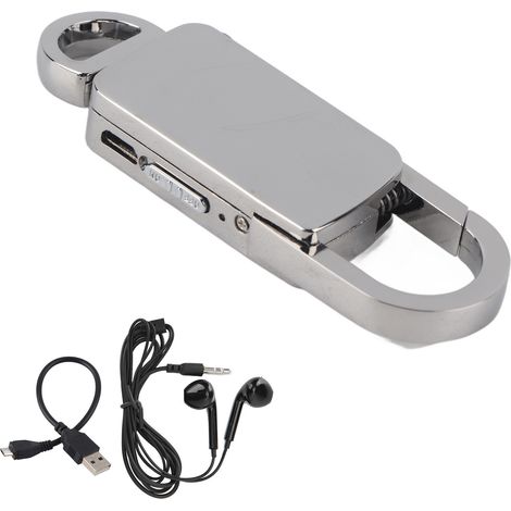 Clé USB portable avec enregistreur audio numérique 8 Go/16 Go/32 Go et lecteur MP3 intégré. (1/5)