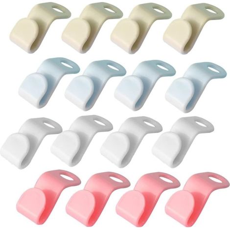 100 stapelbare Kleiderhaken, platzsparender Kleiderschrank-Organizer