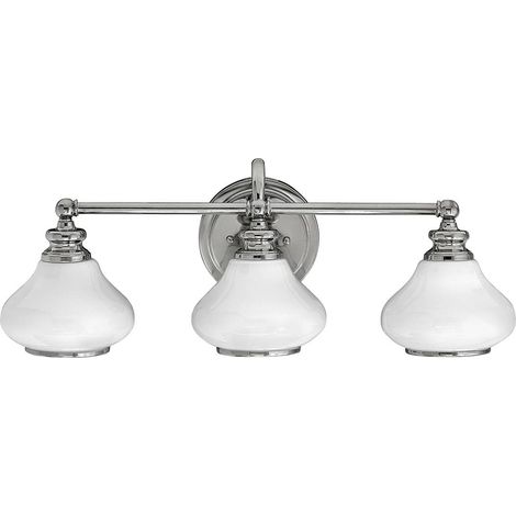 Elstead Ainsley - 3 Licht Innenwandleuchte Chrom poliert IP44, G9 (1/5)