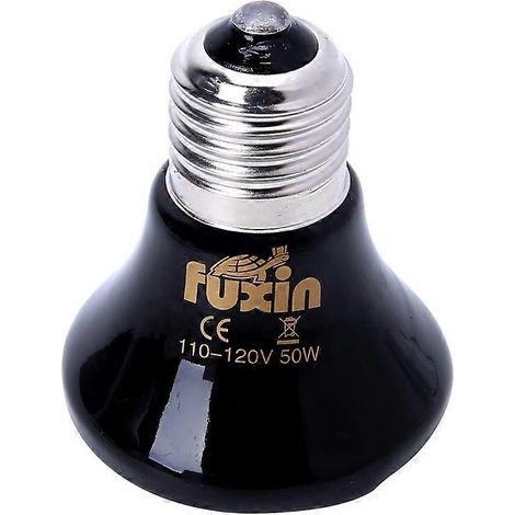 Ampoule chauffante en céramique pour reptiles, sans lumière, pour couveuse, poussins et autres animaux de compagnie - 50 W (1/5)