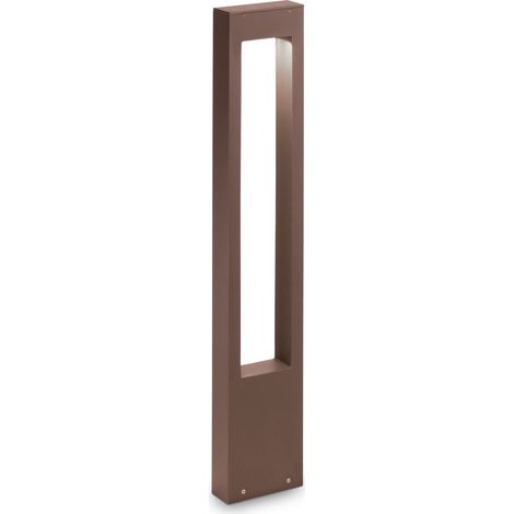 Piantana Moderna Vega Alluminio Coffee 1 Luce G9 3W 3000K Luce Calda
