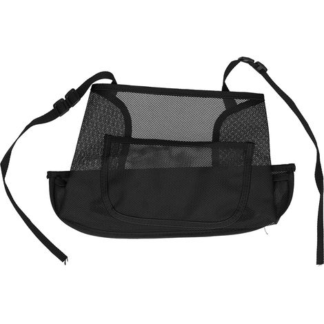 noir Sac de rangement universel filet pour voiture, poche entre les sièges, organisateur, barrière (1/5)