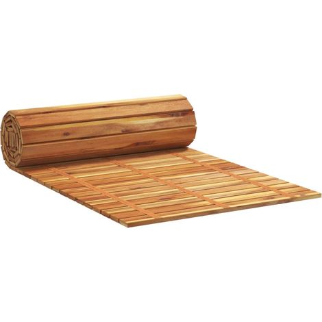 Camino de jardín madera maciza de acacia 200x50 cm vidaXL (1/5)