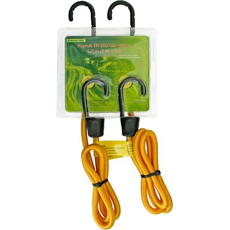 Gummispanner Strend Pro LB344, 8 mm, 2x 100 cm, mit Stahlhaken, Traglast 7 kg