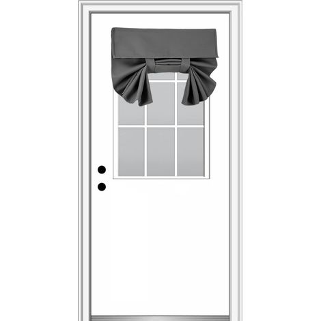 Rideau Occultant Plissé - Fixation Velcro Sans Perçage - Isolation Thermique Et Uv - Pour Porte Et Baie Vitrée - Gris Foncé 1 Pièce (1/5)