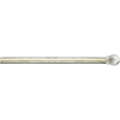 SCORRITENDA 'KIT FERRO' mod. 'Boccia' col. avorio oro Ø 20/17 mm.