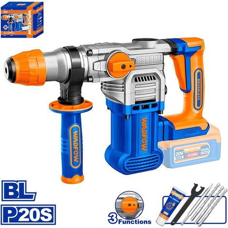 Marteau combiné Brushless à batterie 4,5 J Wadfow (1/4)