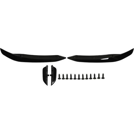 Élément de Spoiler Latéral pour Pare-chocs - Glossy Noir - ABS - 4 Pièces - Compatible CLA‑Class C118 AMG‑Line CLA45 2019‑2023 - Protège et Augmente l'Aérodynamique (1/5)