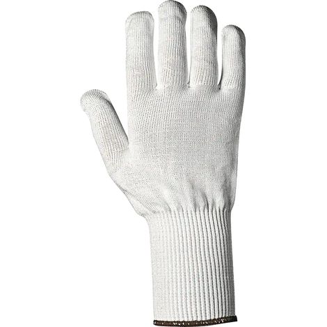 SIR SAFETY SYSTEM SLAUTER Gants de protection anticoupure alimentaire blanc Taille 6 Lot de 10 paires