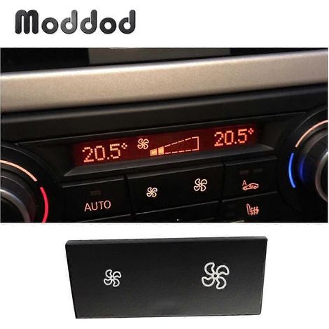 Bouton de commande de climatisation pour BMW X1, 1 et 3 (E84, E87, E88, E90, E91, E92, E93 LCI) - Cache de commutateur de panneau de chauffage/climatisation (1/4)