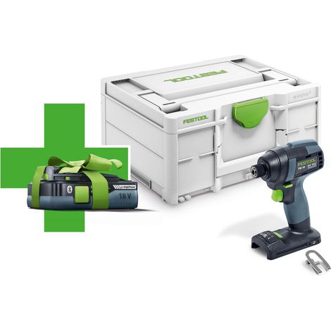 Festool – Visseuse à chocs sans fil 18V – Couple 180Nm – 3 vitesses + mode T – Moteur EC sans balais pour vissage précis dans espaces confinés