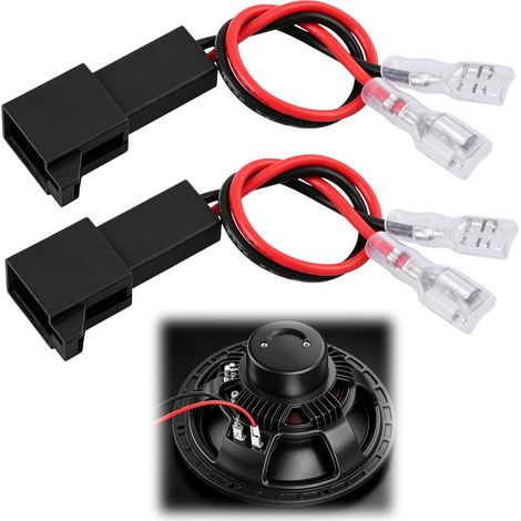 Adaptateur Cable Enceinte Voiture 2 Pièces Connecteur Haut Parleur DIN (1/5)