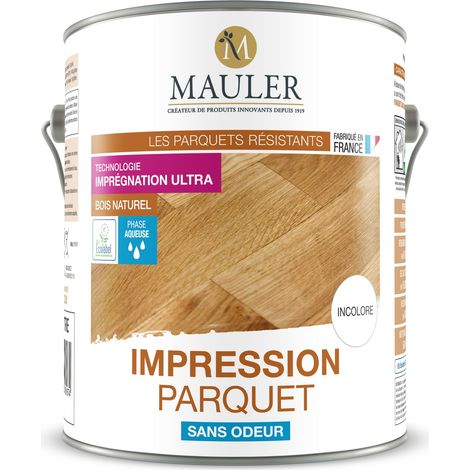 MAULER - Impression Parquet - 5L - Incolore - Sans Odeur - Durcit et Renforce Le Bois de Vos Parquets, Planchers et Escaliers (1/3)