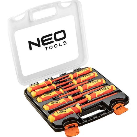 Neo Tools 04-142 Jeu 9 tournevis isolés électricien