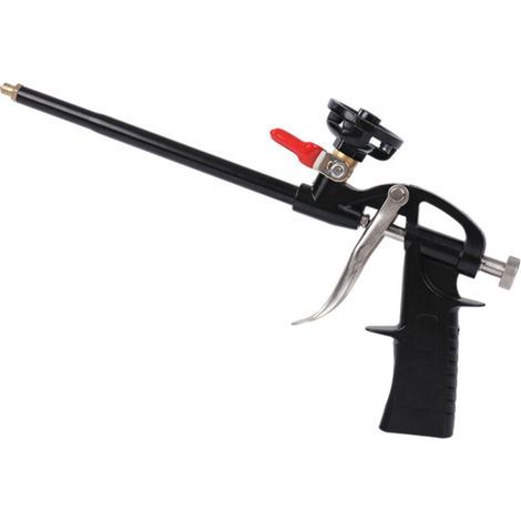 Pistolet à Mousse Polyuréthane Ajustable Professionnel Pistolet Mousse Expansive PU en Métal Pistolet de avec Interrupteur No Nettoyage pour Remplir Sceller (1/5)