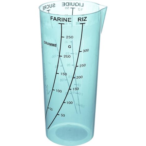 Verre Doseur avec Bec Verseur Cuisine Pratique Transparent (1/5)