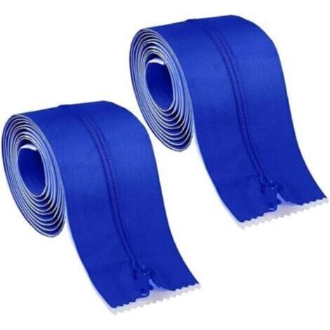 BUNTHAUS Lot de 2 rouleaux de fermeture éclair auto-adhésive pour serre 7,6 x 2,1 m (1/4)