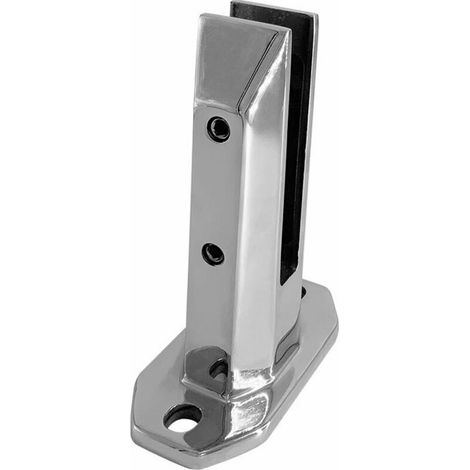 Pince à verre en acier inoxydable 304 160 mm - Support de garde-corps robuste, adapté aux piscines, escaliers, balcons et systèmes de garde-corps, matériel de fixation de panneaux de verre de qualité (1/3)