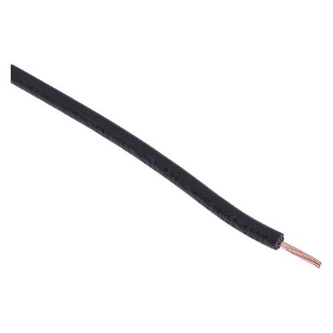 Hook Up Wire RS PRO, 0,75 mm², Noir, 20 AWG, 100m ( Prix pour Bobine de 100 Mètres )
