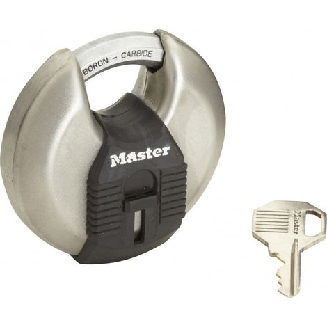 Master Lock M40EURD lucchetto in acciaio inossidabile argento nero