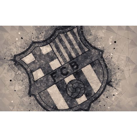 Papier peint panoramique Foot / Football - FCB Barcelone - 130 cm x 81 cm (1/2)