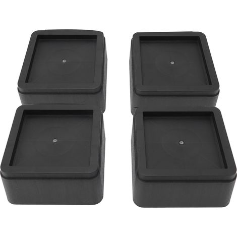 Set mit 4 Sofafüßen (7,6 cm), robuste Möbelfüße, Bettgleiter für das Wohnzimmer, robuste Erhöhungen (1/5)
