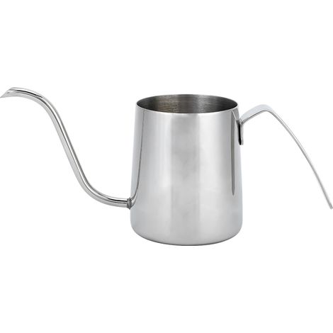 Bouilloire À Bec Verseur - Acier Inoxydable 304 - Pour Préparation Café Filtré - Sans Couvercle - 1 Pièce (1/5)