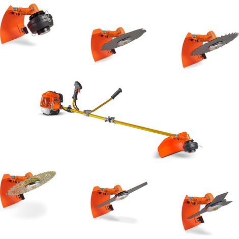 Airus 620 - Decespugliatore Multifunzione a scoppio 6 in 1 Motore 2 Tempi con 3 Dischi 2 Lame e Tesina batti e vai